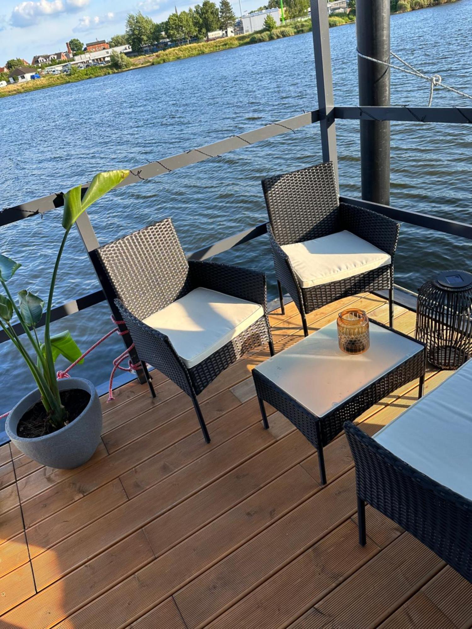 Apartamento Premium Hausboot Trave Traum Lubeca Exterior foto
